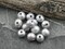 9mm Gray Peacock Large Hole Fresh Water Potatoe Pearls (8" Strand)